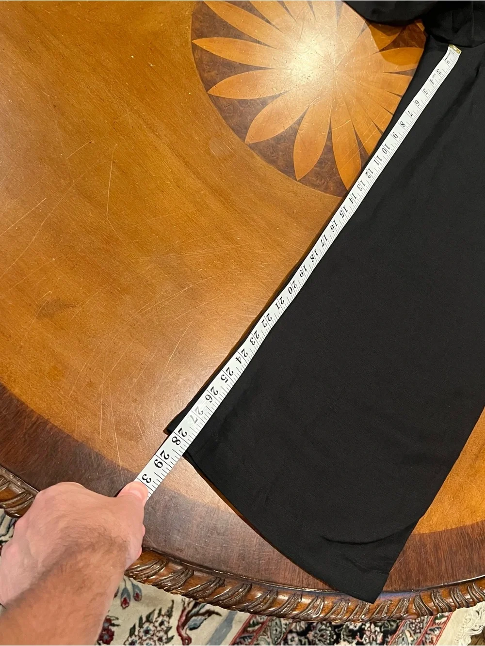 NWT H&M Women’s Linen Blend Pleated Wide Leg Trousers Black US 2 High Waisted